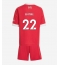 Billige Liverpool Hugo Ekitike #22 Hjemmebanetrøje Børn 2025-26 Kort ærmer (+ bukser)