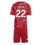 Billige Liverpool Hugo Ekitike #22 Hjemmebanetrøje Børn 2026-27 Kort ærmer (+ bukser)