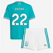 Billige Liverpool Hugo Ekitike #22 Tredje trøje Børn 2025-26 Kort ærmer (+ bukser)