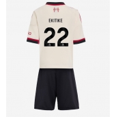 Billige Liverpool Hugo Ekitike #22 Udebanetrøje Børn 2025-26 Kort ærmer (+ bukser)