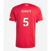 Billige Liverpool Ibrahima Konate #5 Hjemmebanetrøje 2025-26 Kort ærmer