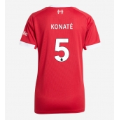 Billige Liverpool Ibrahima Konate #5 Hjemmebanetrøje Dame 2025-26 Kort ærmer
