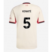 Billige Liverpool Ibrahima Konate #5 Udebanetrøje 2025-26 Kort ærmer