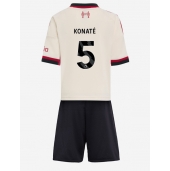 Billige Liverpool Ibrahima Konate #5 Udebanetrøje Børn 2025-26 Kort ærmer (+ bukser)