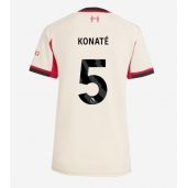 Billige Liverpool Ibrahima Konate #5 Udebanetrøje Dame 2025-26 Kort ærmer