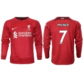 Billige Liverpool James Milner #7 Hjemmebanetrøje 2022-23 Lange ærmer