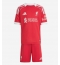Billige Liverpool Jeremie Frimpong #30 Hjemmebanetrøje Børn 2025-26 Kort ærmer (+ bukser)