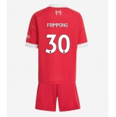 Billige Liverpool Jeremie Frimpong #30 Hjemmebanetrøje Børn 2025-26 Kort ærmer (+ bukser)
