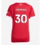 Billige Liverpool Jeremie Frimpong #30 Hjemmebanetrøje Dame 2025-26 Kort ærmer