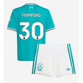 Billige Liverpool Jeremie Frimpong #30 Tredje trøje Børn 2025-26 Kort ærmer (+ bukser)