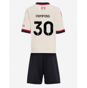 Billige Liverpool Jeremie Frimpong #30 Udebanetrøje Børn 2025-26 Kort ærmer (+ bukser)