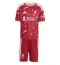 Billige Liverpool Jeremy Jacquet #5 Hjemmebanetrøje Børn 2026-27 Kort ærmer (+ bukser)