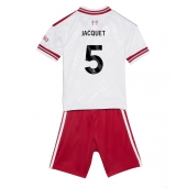 Billige Liverpool Jeremy Jacquet #5 Udebanetrøje Børn 2026-27 Kort ærmer (+ bukser)