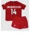 Billige Liverpool Jordan Henderson #14 Hjemmebanetrøje Børn 2022-23 Kort ærmer (+ bukser)