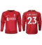 Billige Liverpool Luis Diaz #23 Hjemmebanetrøje 2022-23 Lange ærmer