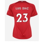 Billige Liverpool Luis Diaz #23 Hjemmebanetrøje Dame 2022-23 Kort ærmer