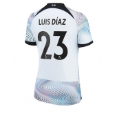 Billige Liverpool Luis Diaz #23 Udebanetrøje Dame 2022-23 Kort ærmer