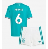 Billige Liverpool Milos Kerkez #6 Tredje trøje Børn 2025-26 Kort ærmer (+ bukser)