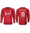 Billige Liverpool Mohamed Salah #11 Hjemmebanetrøje 2022-23 Lange ærmer