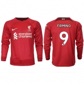 Billige Liverpool Roberto Firmino #9 Hjemmebanetrøje 2022-23 Lange ærmer