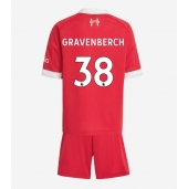 Billige Liverpool Ryan Gravenberch #38 Hjemmebanetrøje Børn 2025-26 Kort ærmer (+ bukser)