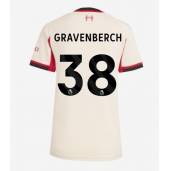 Billige Liverpool Ryan Gravenberch #38 Udebanetrøje Dame 2025-26 Kort ærmer