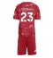 Billige Liverpool Victor Munoz #23 Hjemmebanetrøje Børn 2026-27 Kort ærmer (+ bukser)