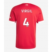 Billige Liverpool Virgil van Dijk #4 Hjemmebanetrøje 2025-26 Kort ærmer