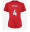 Billige Liverpool Virgil van Dijk #4 Hjemmebanetrøje Dame 2022-23 Kort ærmer
