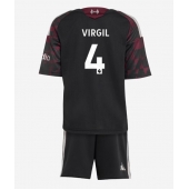 Billige Liverpool Virgil van Dijk #4 Tredje trøje Børn 2026-27 Kort ærmer (+ bukser)