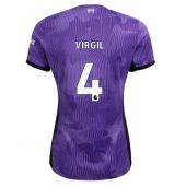 Billige Liverpool Virgil van Dijk #4 Tredje trøje Dame 2023-24 Kort ærmer
