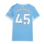 Billige Manchester City Abdukodir Khusanov #45 Hjemmebanetrøje Dame 2026-27 Kort ærmer