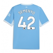 Billige Manchester City Antoine Semenyo #42 Hjemmebanetrøje 2026-27 Kort ærmer