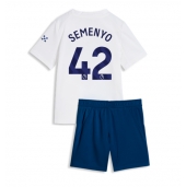 Billige Manchester City Antoine Semenyo #42 Tredje trøje Børn 2026-27 Kort ærmer (+ bukser)
