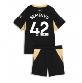 Billige Manchester City Antoine Semenyo #42 Udebanetrøje Børn 2026-27 Kort ærmer (+ bukser)