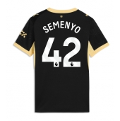 Billige Manchester City Antoine Semenyo #42 Udebanetrøje Dame 2026-27 Kort ærmer