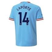 Billige Manchester City Aymeric Laporte #14 Hjemmebanetrøje 2022-23 Kort ærmer