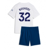 Billige Manchester City Ayyoub Bouaddi #32 Tredje trøje Børn 2026-27 Kort ærmer (+ bukser)