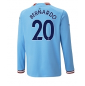 Billige Manchester City Bernardo Silva #20 Hjemmebanetrøje 2022-23 Lange ærmer