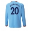 Billige Manchester City Bernardo Silva #20 Hjemmebanetrøje 2022-23 Lange ærmer