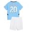 Billige Manchester City Bernardo Silva #20 Hjemmebanetrøje Børn 2024-25 Kort ærmer (+ bukser)