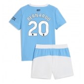 Billige Manchester City Bernardo Silva #20 Hjemmebanetrøje Børn 2025-26 Kort ærmer (+ bukser)