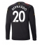 Billige Manchester City Bernardo Silva #20 Udebanetrøje 2022-23 Lange ærmer