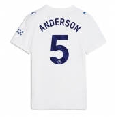 Billige Manchester City Elliot Anderson #5 Tredje trøje Dame 2026-27 Kort ærmer