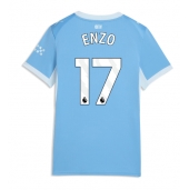 Billige Manchester City Enzo Fernandez #17 Hjemmebanetrøje Dame 2026-27 Kort ærmer