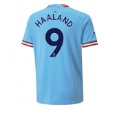 Billige Manchester City Erling Haaland #9 Hjemmebanetrøje 2022-23 Kort ærmer
