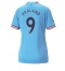 Billige Manchester City Erling Haaland #9 Hjemmebanetrøje Dame 2022-23 Kort ærmer
