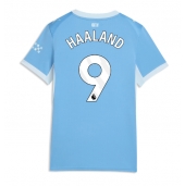 Billige Manchester City Erling Haaland #9 Hjemmebanetrøje Dame 2026-27 Kort ærmer