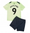 Billige Manchester City Erling Haaland #9 Tredje trøje Børn 2022-23 Kort ærmer (+ bukser)