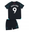 Billige Manchester City Erling Haaland #9 Tredje trøje Børn 2023-24 Kort ærmer (+ bukser)